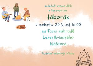káborák na farní zahradě